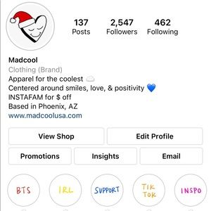 @MADCOOLUSA_ on Instagram! Small business updates